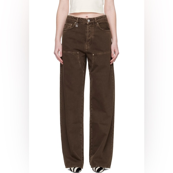 AMIRI Brown Faded Carpenter Jeans Size 27 NWT